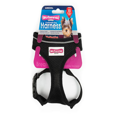 Ancol - Comfort Mesh Harness Black XS (28-40cm)