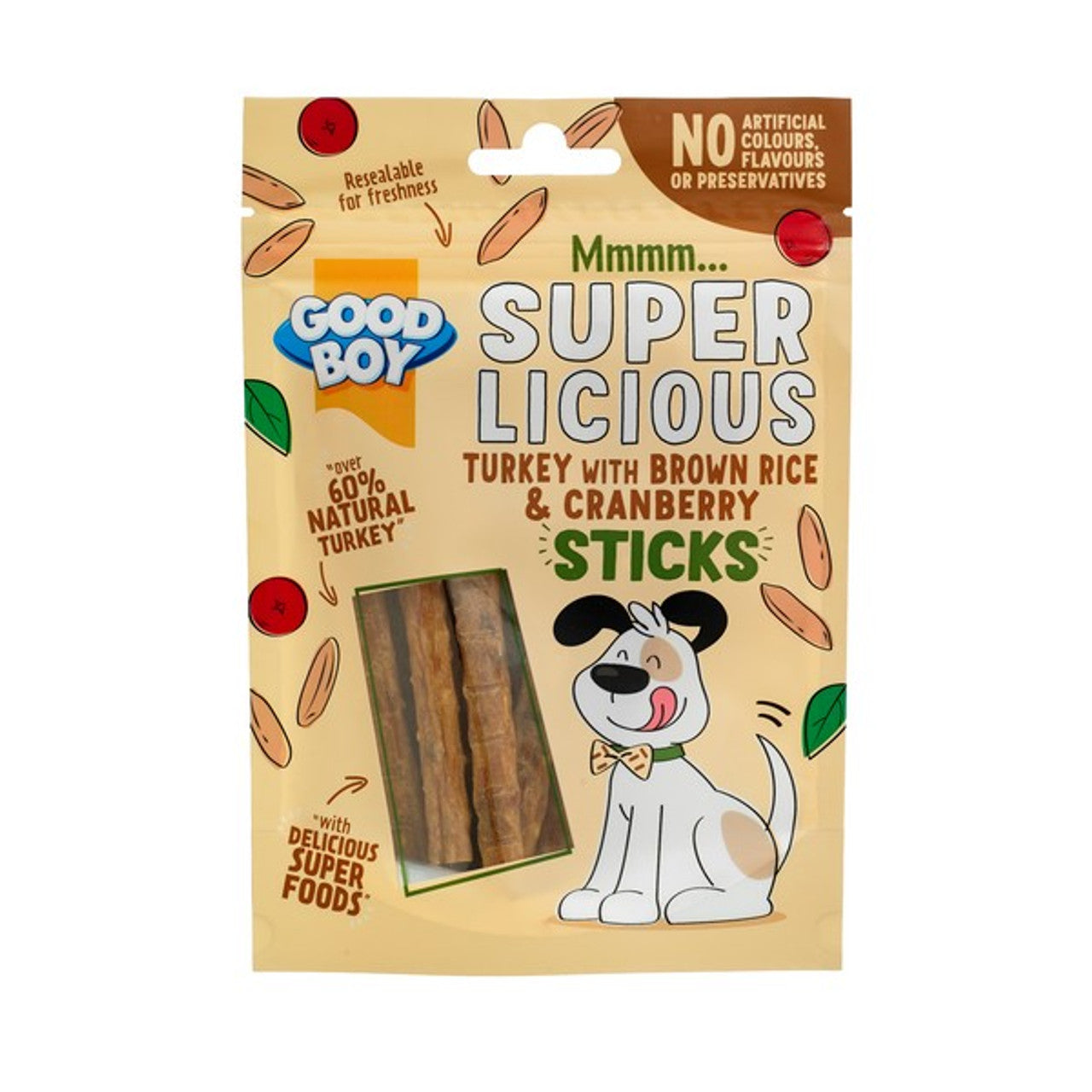 Good Boy - Superlicious, Turkey, Brown Rice & Cranberry (70g)