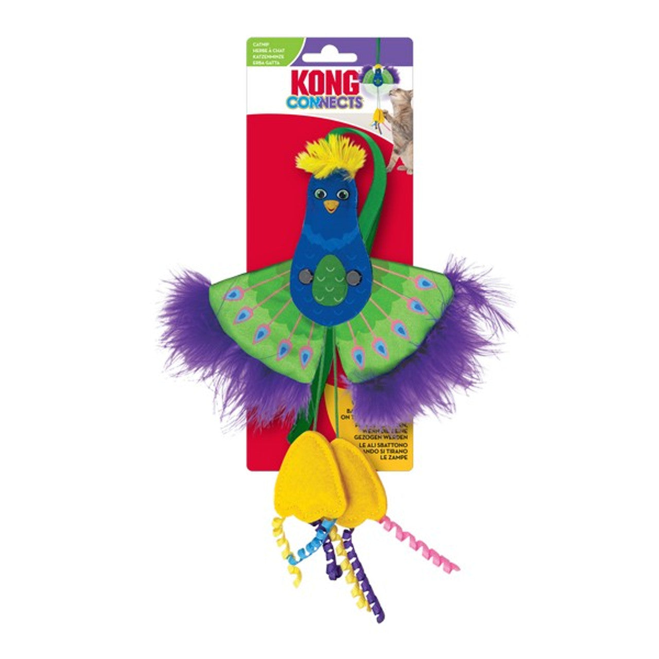 Kong - Connect Peacock Cat Toy