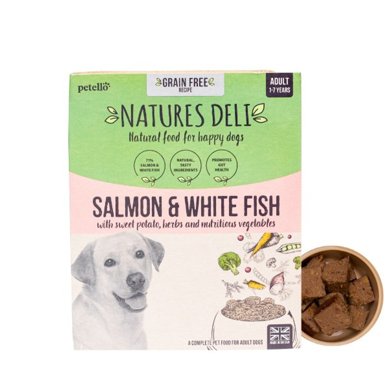 Natures Deli - Adult GF Salmon & White Fish (395g)