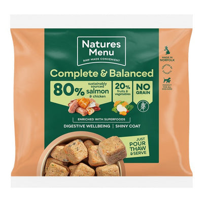 Natures Menu - Frozen Nuggets Country Hunter Salmon and Chicken (1kg)