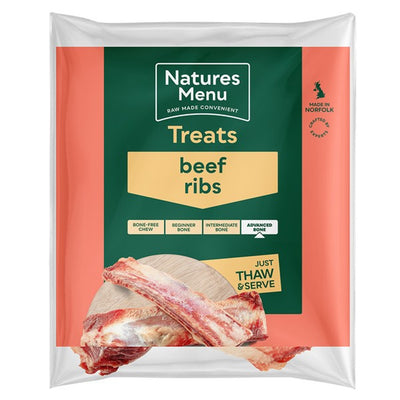 Natures Menu - Frozen Raw Chews Beef Ribs (2Pcs)