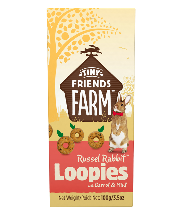 Tiny Friends Farm - Russel Rabbit Loopies (100g)