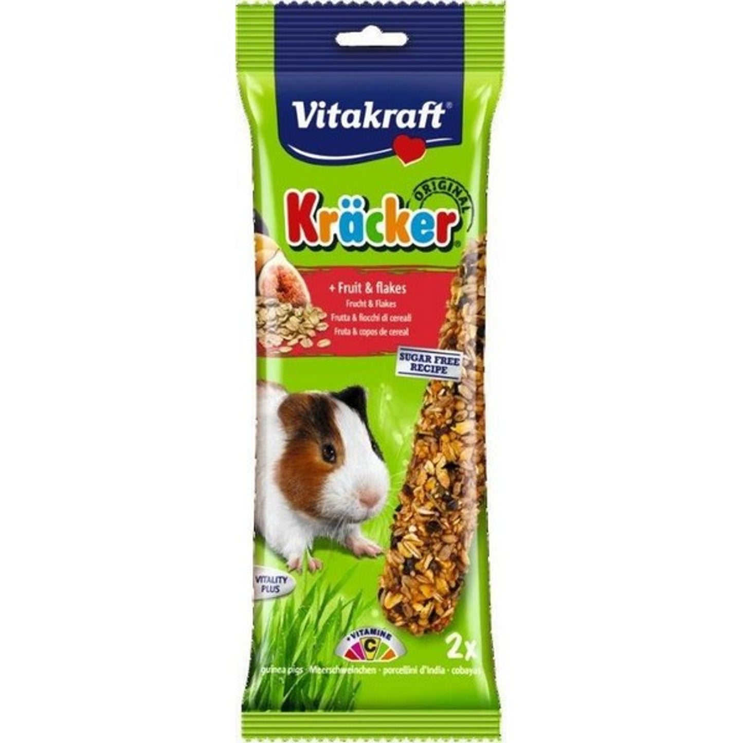 Vitakraft Kracker - Fruit Flakes Guinea Pig (2pk)