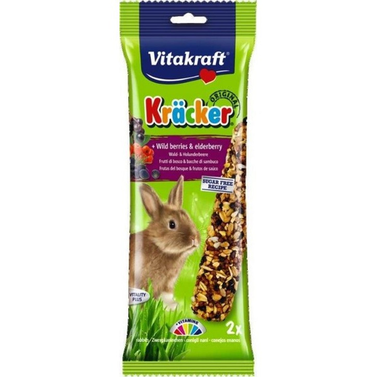Vitakraft - Kracker Rabbit Wild Berry & Elderberry (2Pk)