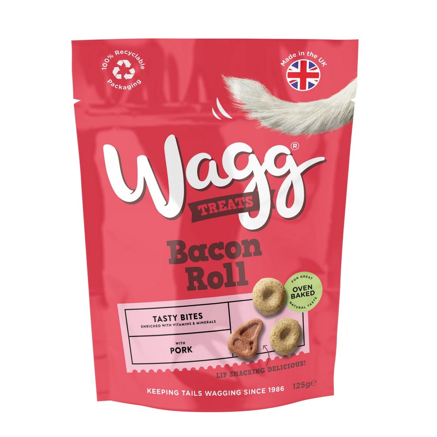 Wagg - Bacon Roll Treats (125g)