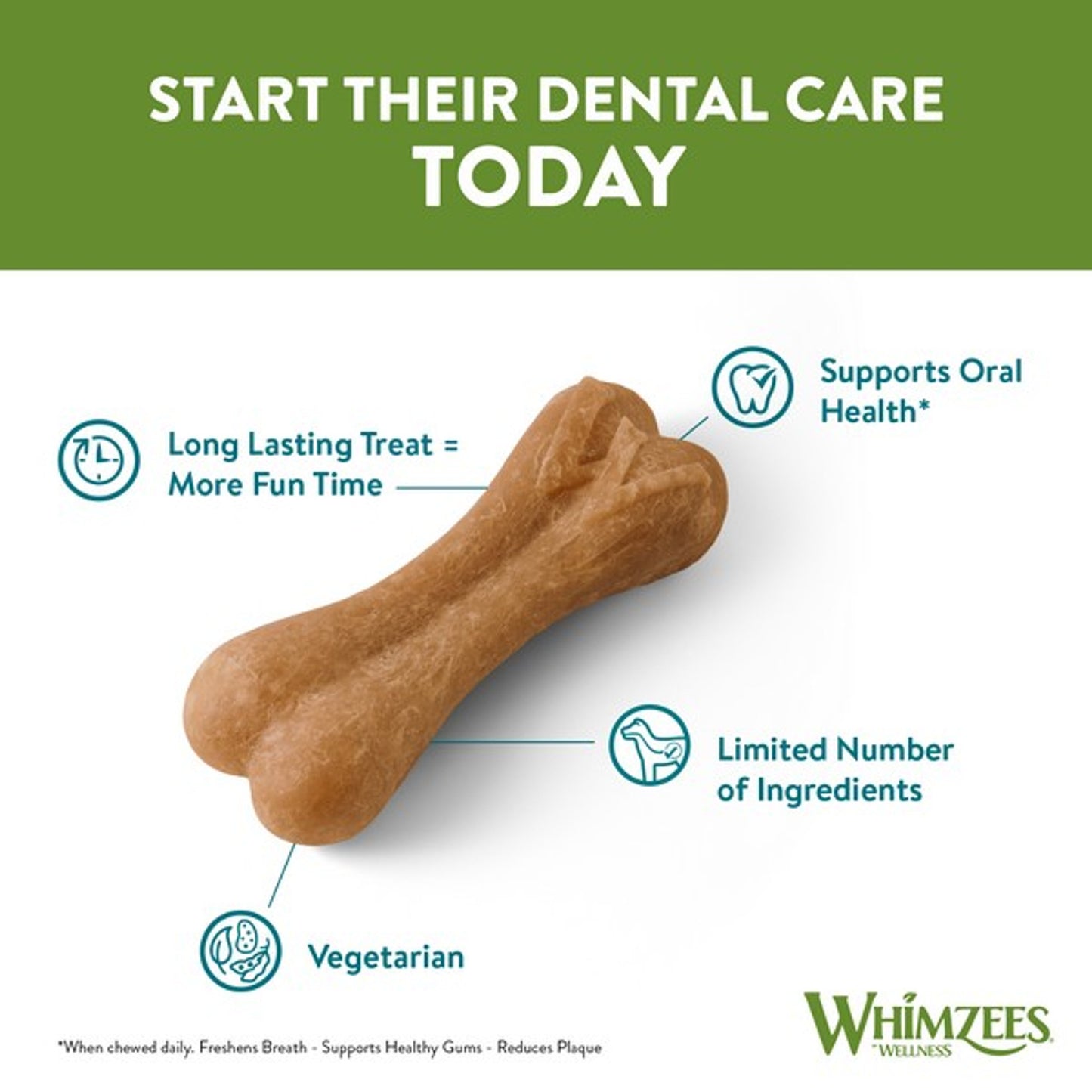 Whimzees- Rice Bone (1pc)