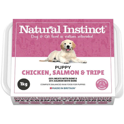 Natural Instinct - Puppy Chicken, Salmon & Tripe (1kg)